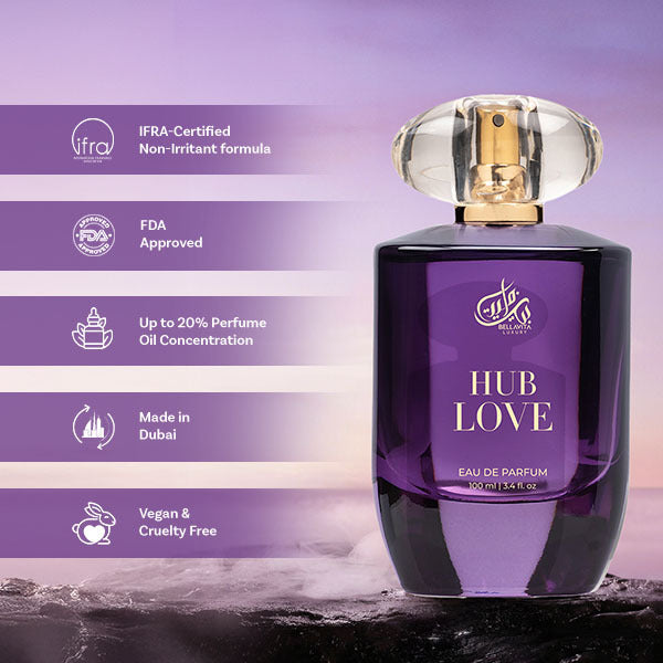 Bellavita Hub Love oriental Eau de Parfum 100ml, imported from the UK