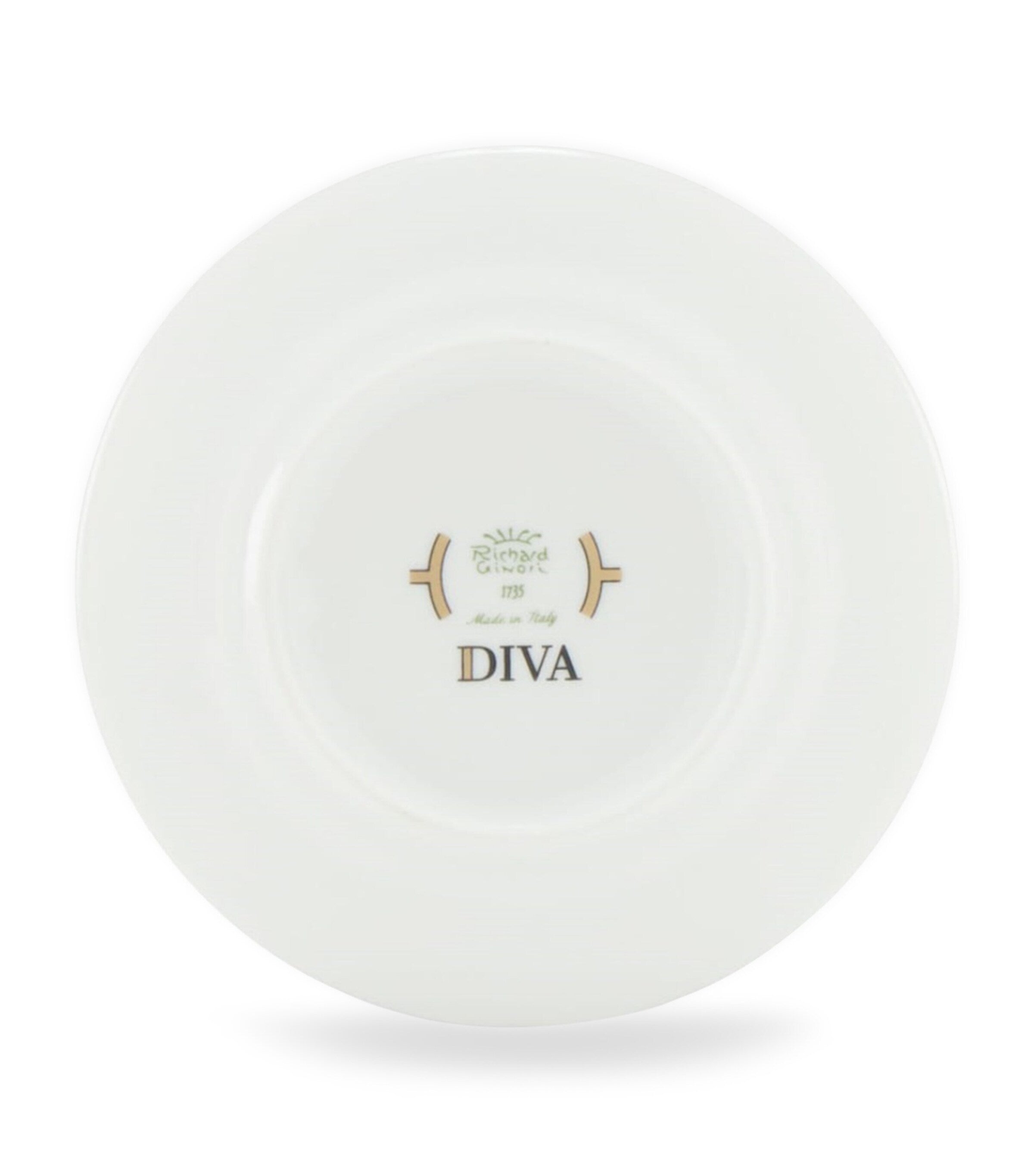 Ginori 1735 porcelain Colonna Diva coffee saucer 12.5cm, UK version