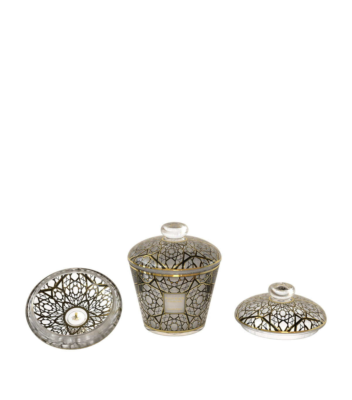Baobab Collection glass dome and Arabian Nights candle gift box - British product