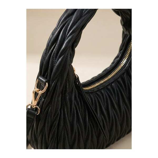 IKRUSH Aria Pleated Hobo handbag, imported from the UK