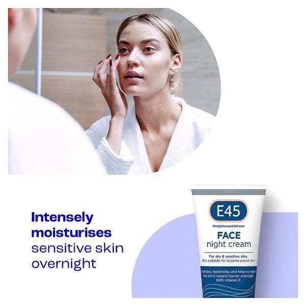 E45 Night Cream To Repair & Replenish Dry Skin 50Ml GOODS Superdrug   