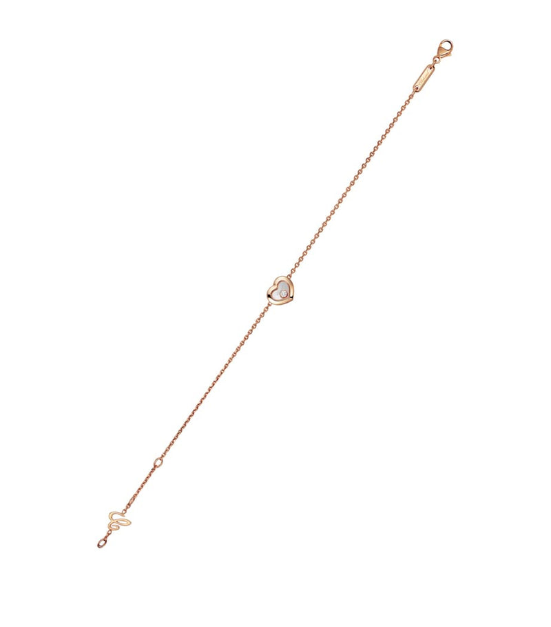 Chopard Happy Diamonds Icons bracelet 18kt rose gold diamond - British product