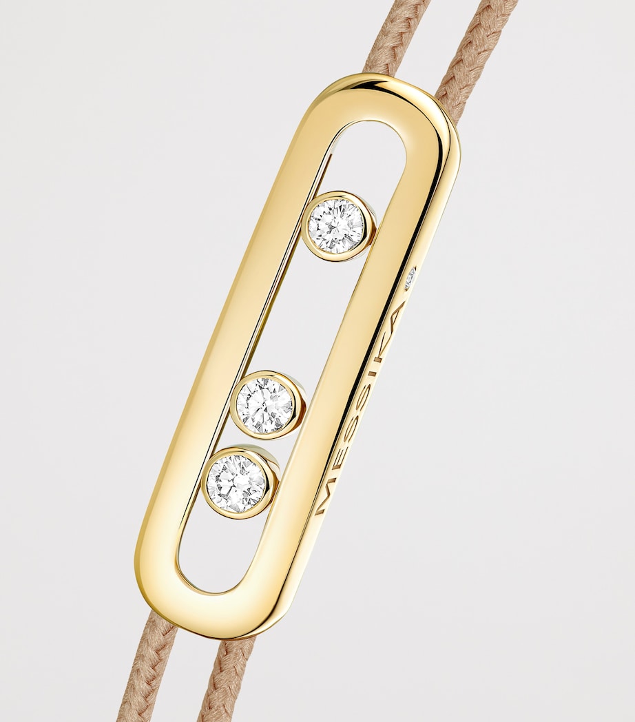 Messika yellow gold diamond bracelet 0.26ct, UK version