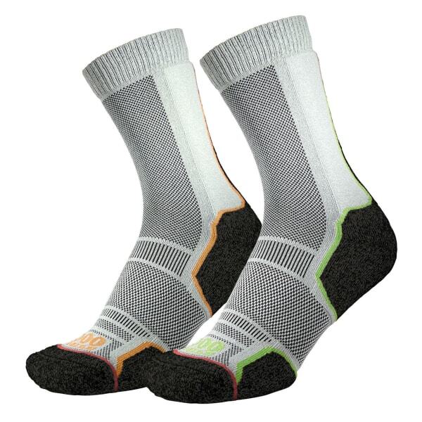 1000 Mile men's trek socks twin pack, imported from the UK