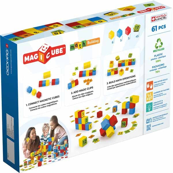Geomag Magicube Maths Builder 61 pieces (British brand)