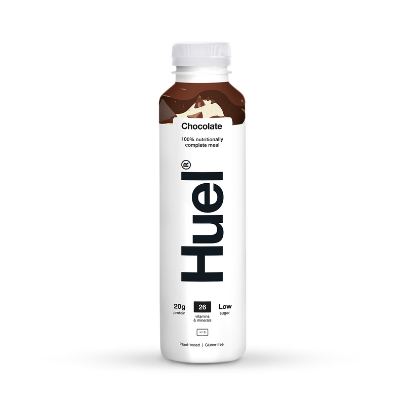 Huel nutritionally complete meal replacement chocolate flavour 500ml, UK version