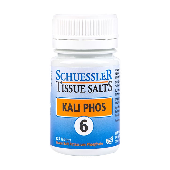 Schuessler Tissue Salts Kali Phos 6 125 Tablets Tissue Salts Tablets Holland&Barrett   