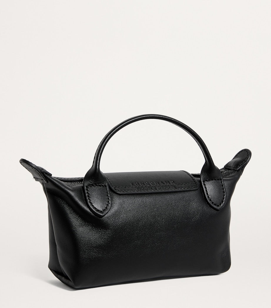 Longchamp Le Pliage Xtra leather pouch extra-small, imported from the UK