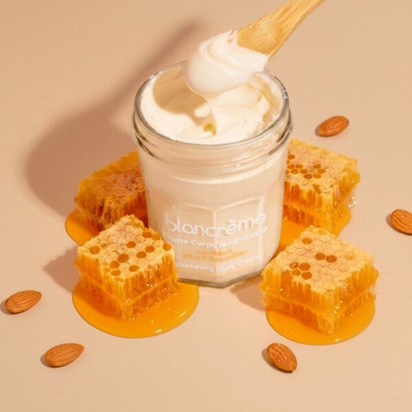 BLANCREME Honey & Almond body cream 175ml (British brand)