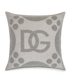 Dolce & Gabbana wool silk cashmere logo cushion 50cm x 50cm - British product