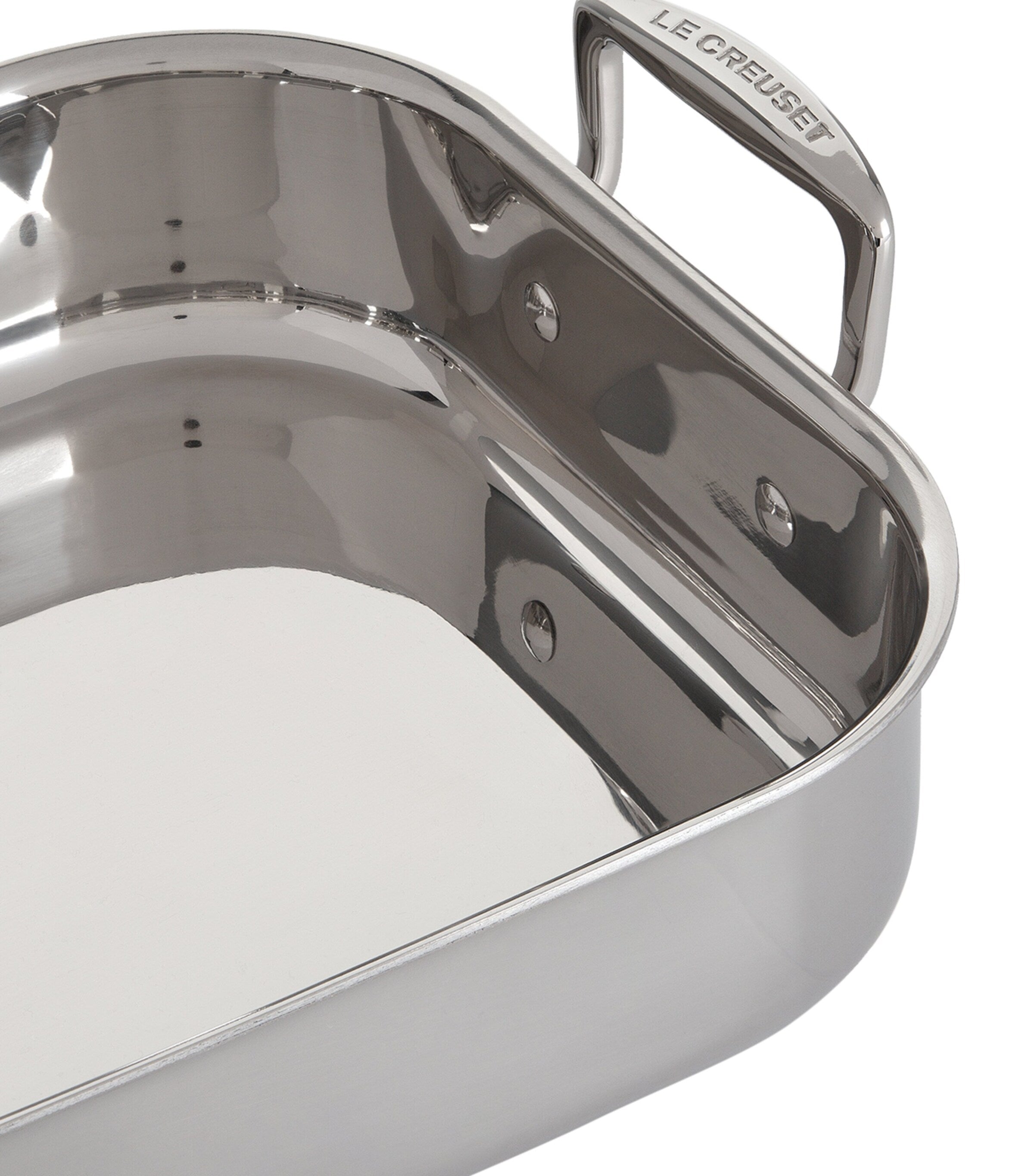 Le Creuset 3-ply stainless steel rectangular roaster, UK version
