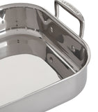 Le Creuset 3-ply stainless steel rectangular roaster, UK version