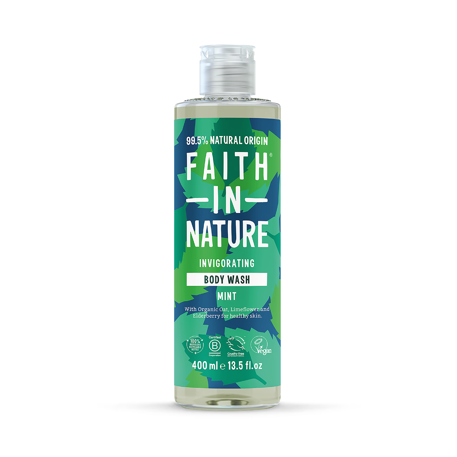 Faith In Nature Mint Body Wash 400ml - British product