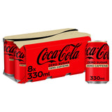 Coca-Cola Zero Sugar Zero Caffeine Cans Fizzy & Soft Drinks ASDA   