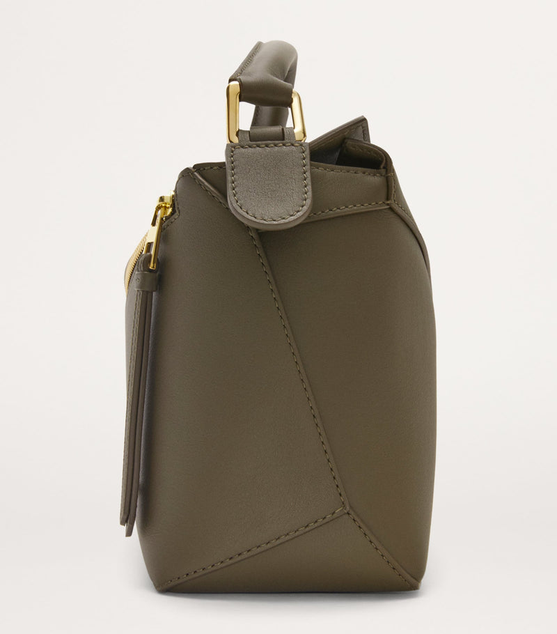 LOEWE Small Leather Puzzle Edge top-handle bag (British brand)