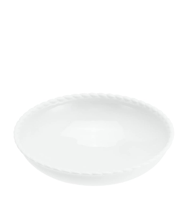 Christofle Porcelain Babylone Pasta Plate 21cm - British product