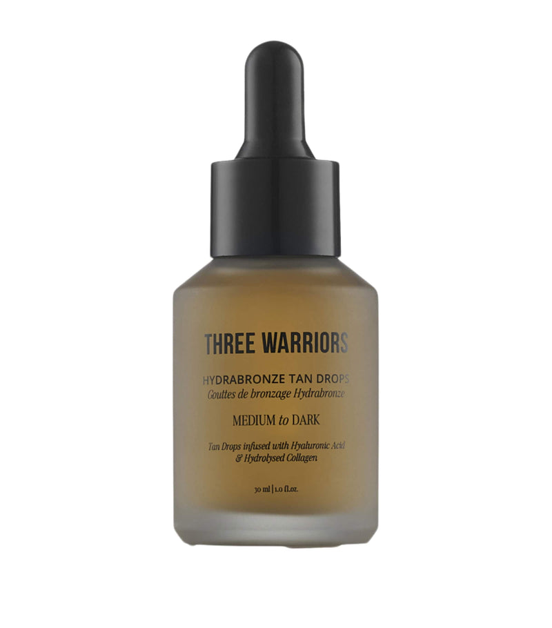 Three Warriors hydrating tan drops medium to dark 30ml (British brand)