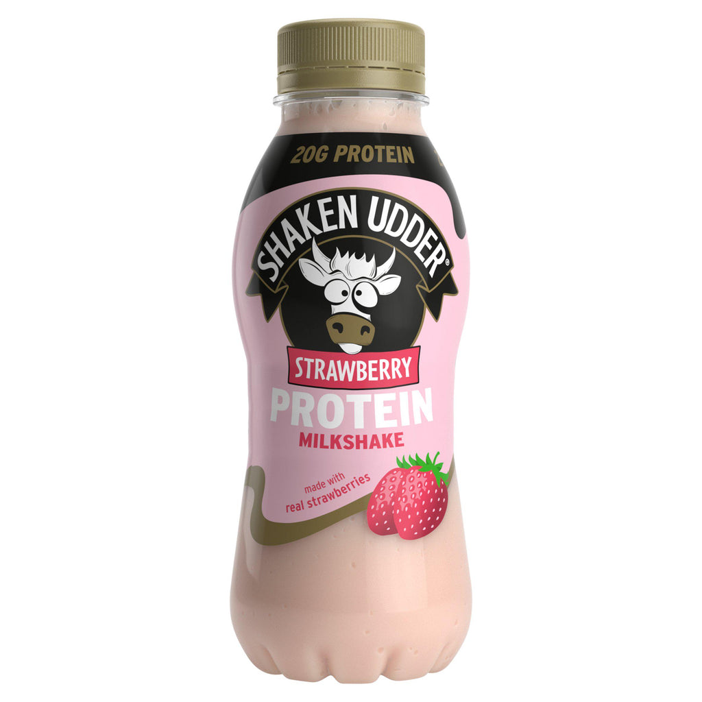 Shaken Udder Strawberry Protein Milkshake 330ml