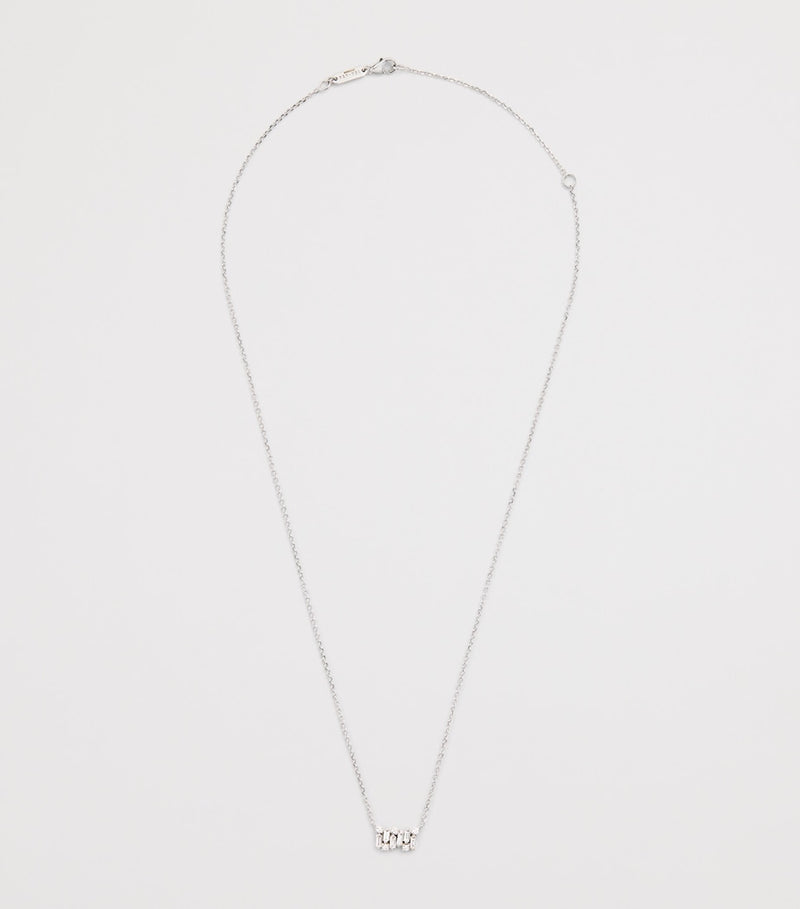 Suzanne Kalan white gold diamond necklace, imported from the UK