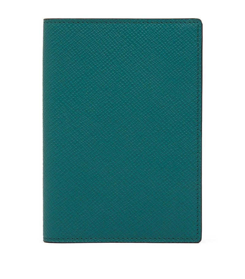 Smythson Panama leather passport cover (British brand)