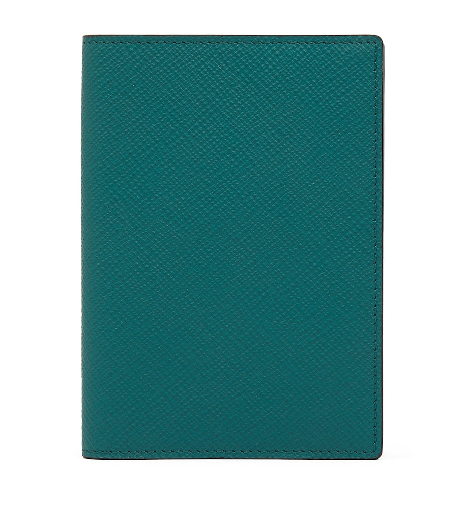 Smythson Panama leather passport cover (British brand)