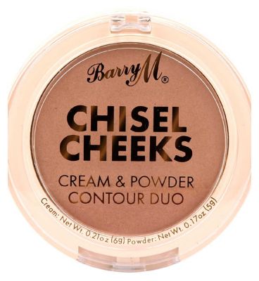 Barry M Chisel Cheeks Cream and Powder Contour Duo GOODS Boots light  