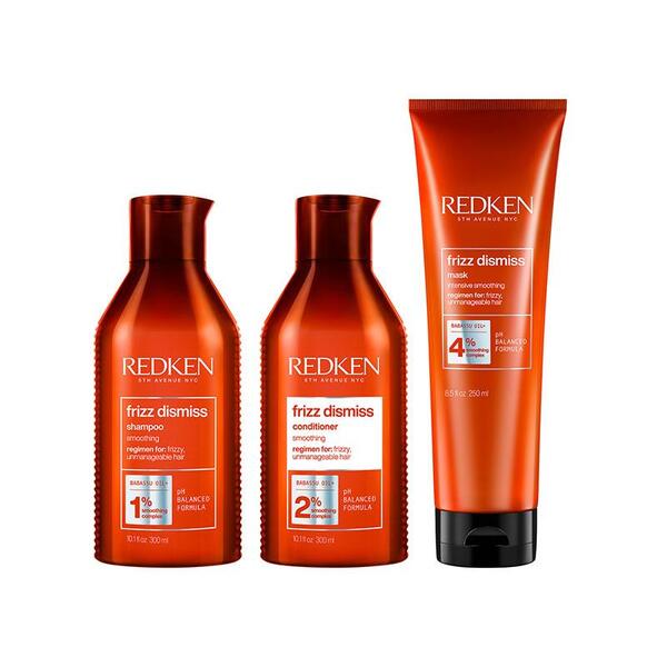 Redken Frizz Dismiss Shampoo , Conditioner & Mask Pack