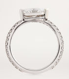 SHAY white gold diamond solitaire marquise ring, imported from the UK