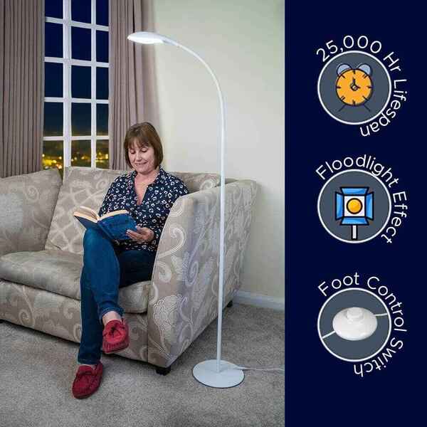 Lifemax daylight LED floor light (British brand)