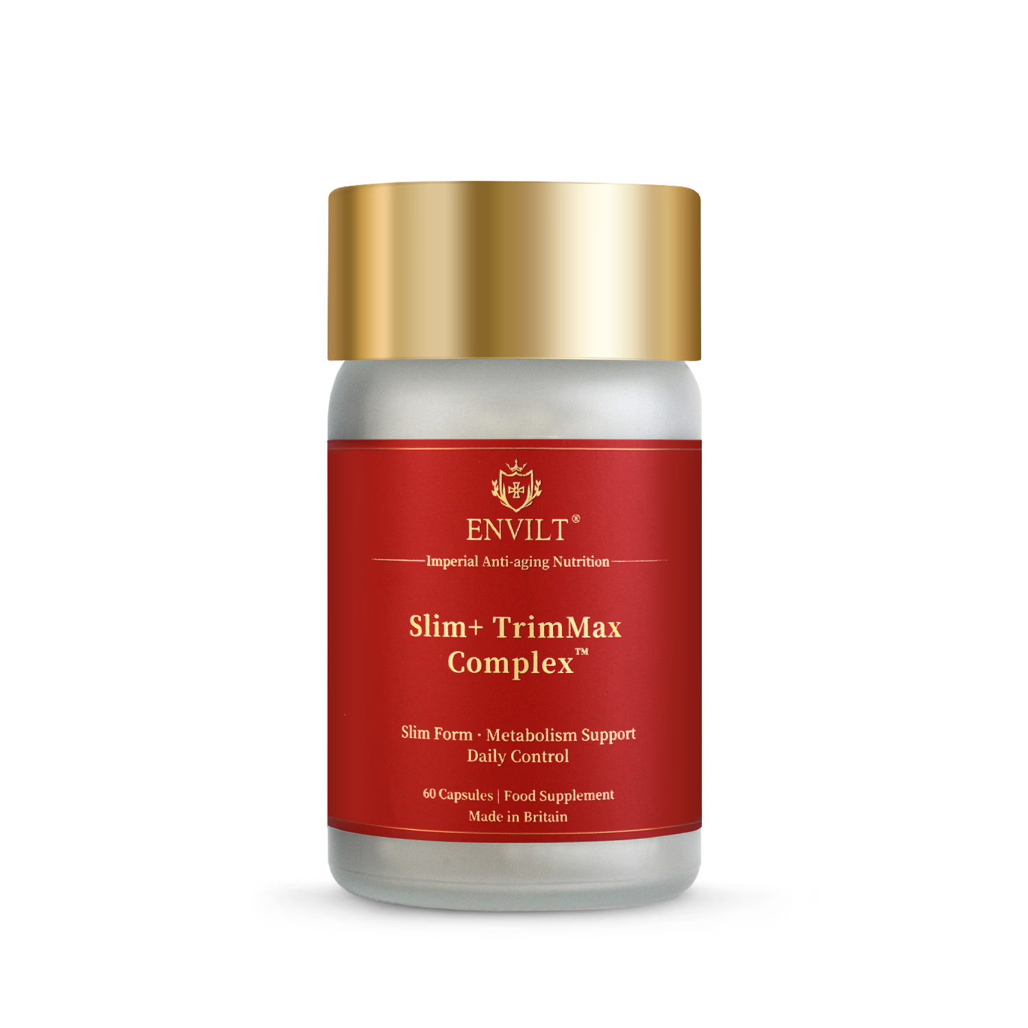 Envilt Slim+ TrimMax Complex™ with Glucomannan, Apple Pectin & Ashwagandha – Metabolism Support 60 Capsules