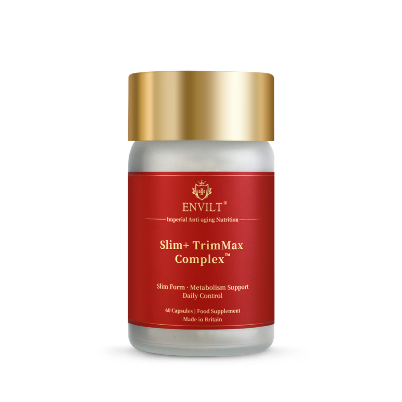 Envilt Slim+ TrimMax Complex™ with Glucomannan, Apple Pectin & Ashwagandha – Metabolism Support 60 Capsules