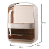 Livingandhome makeup storage box large plastic, imported from the UK