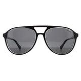 Polaroid PLD 4162/S black polarised aviator sunglasses (British brand)
