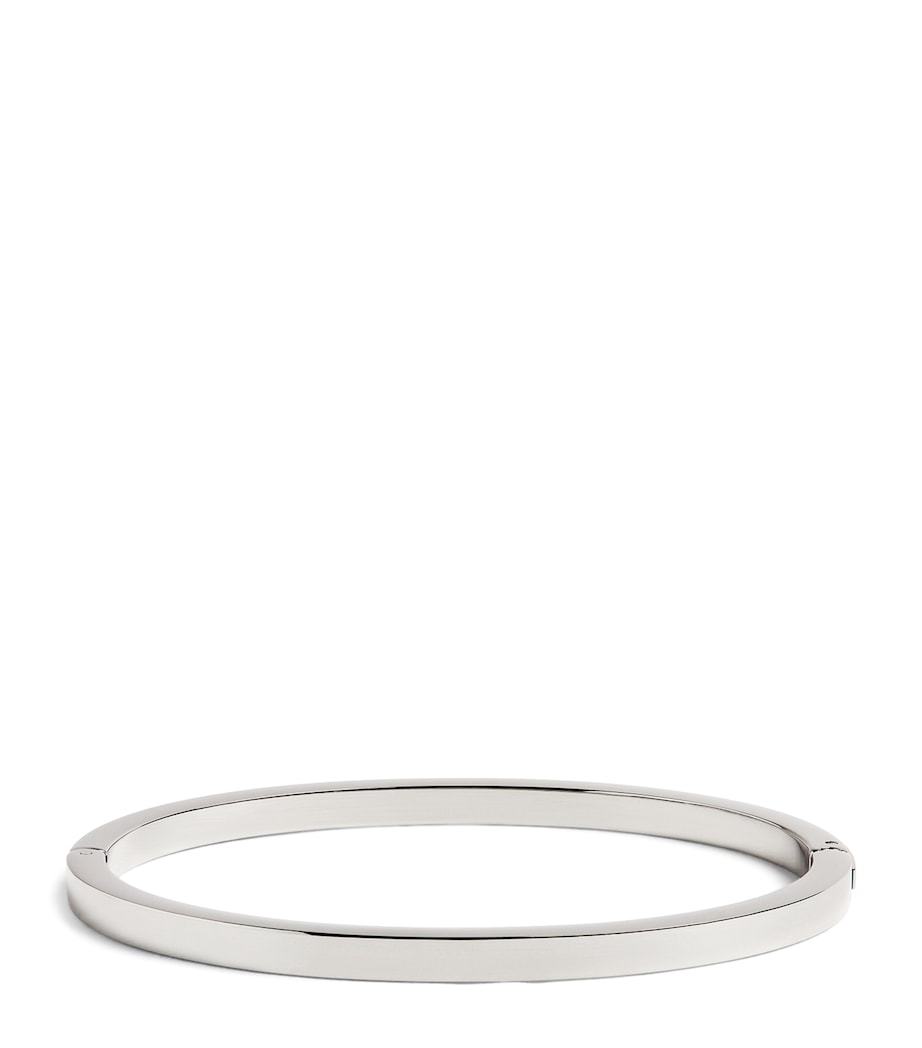 Nialaya silver-plated Simplicity bangle, imported from the UK