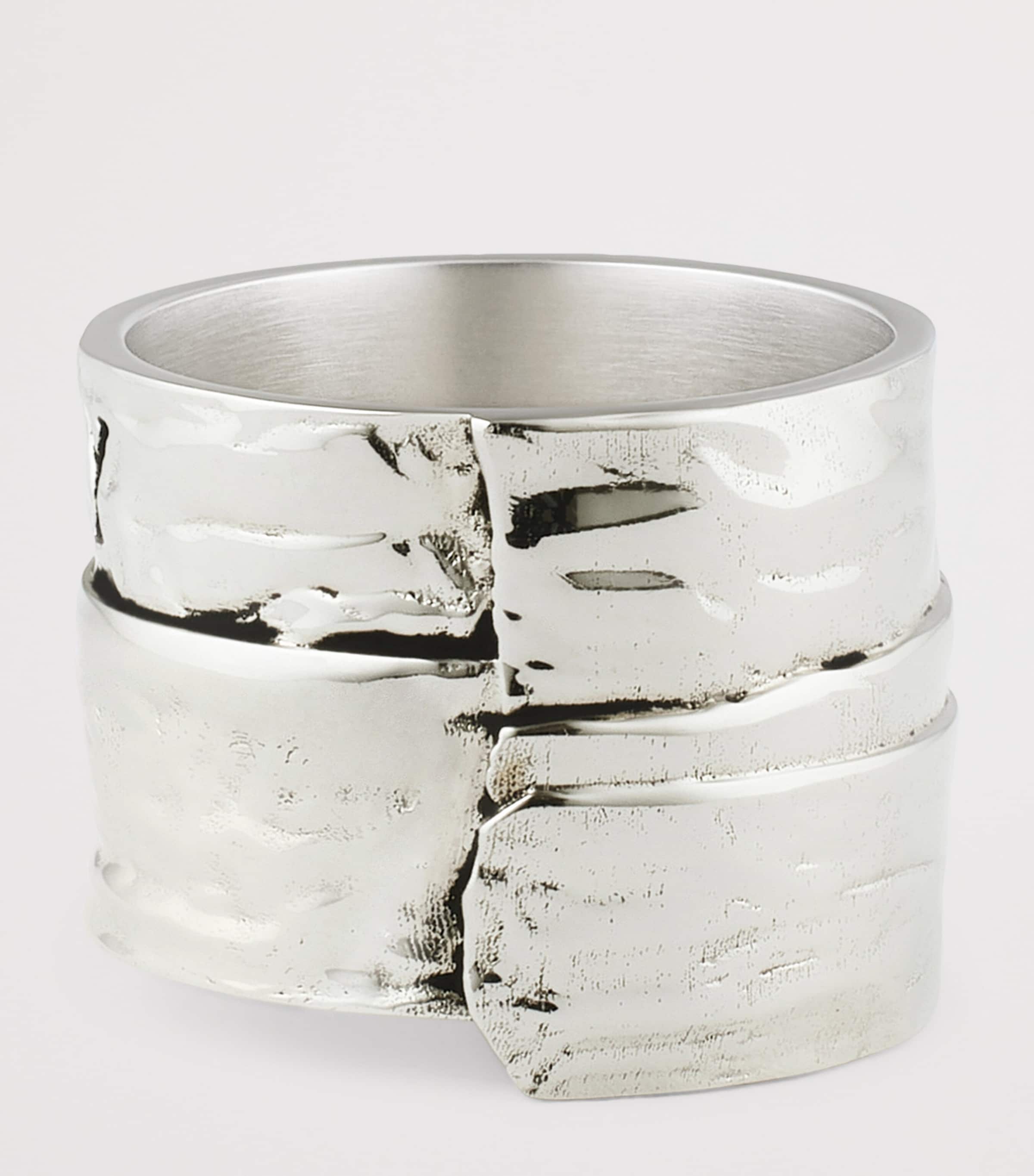 Givenchy Tape Ring black enamelled brass (British brand)