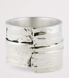 Givenchy Tape Ring black enamelled brass (British brand)
