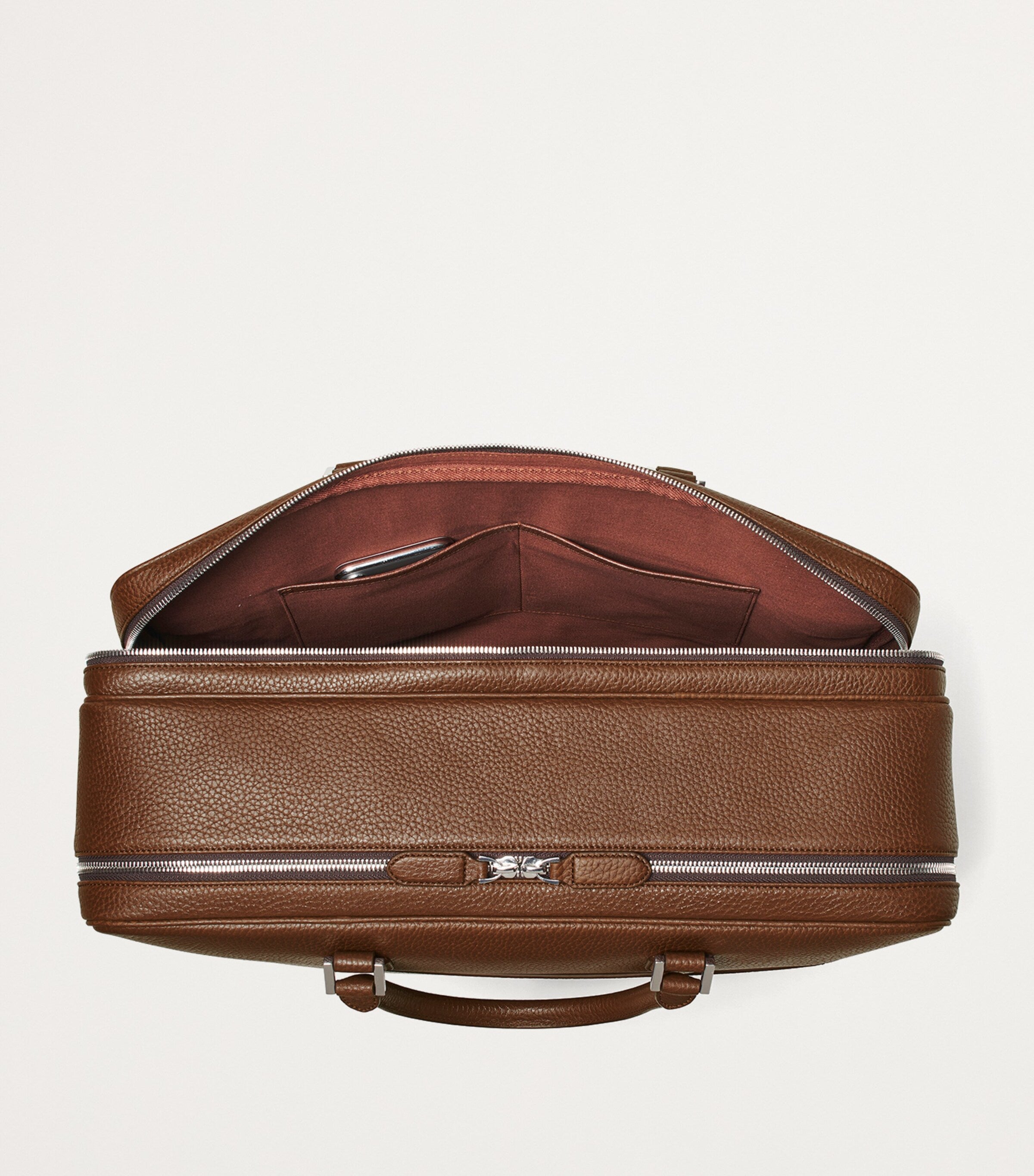Aspinal Of London leather 48 Hour Mount Street travel bag - British product