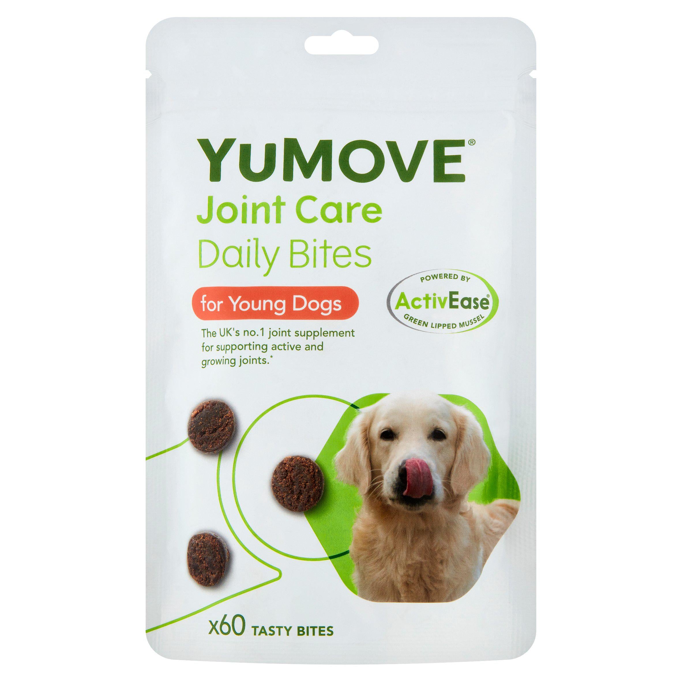 Yumove Joint Care Daily Tasty Bites For Young Dogs x60 150g GOODS Sainsburys   