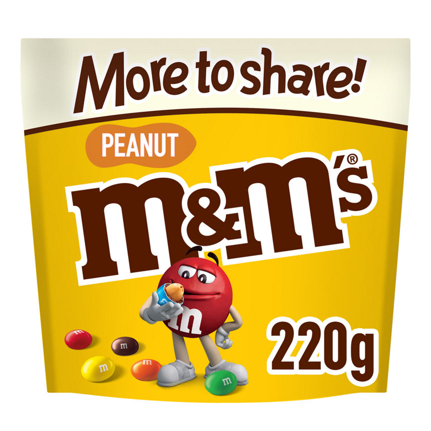 M&M's Crunchy Peanut & Milk Chocolate Sharing Bag GOODS ASDA   