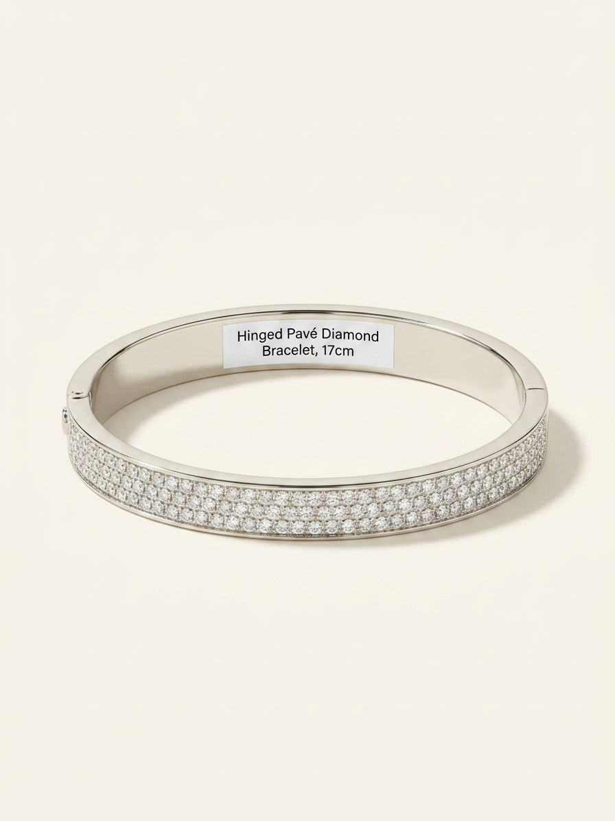 Cartier LOVE bracelet 18ct white gold 0.95ct diamonds, imported from the UK
