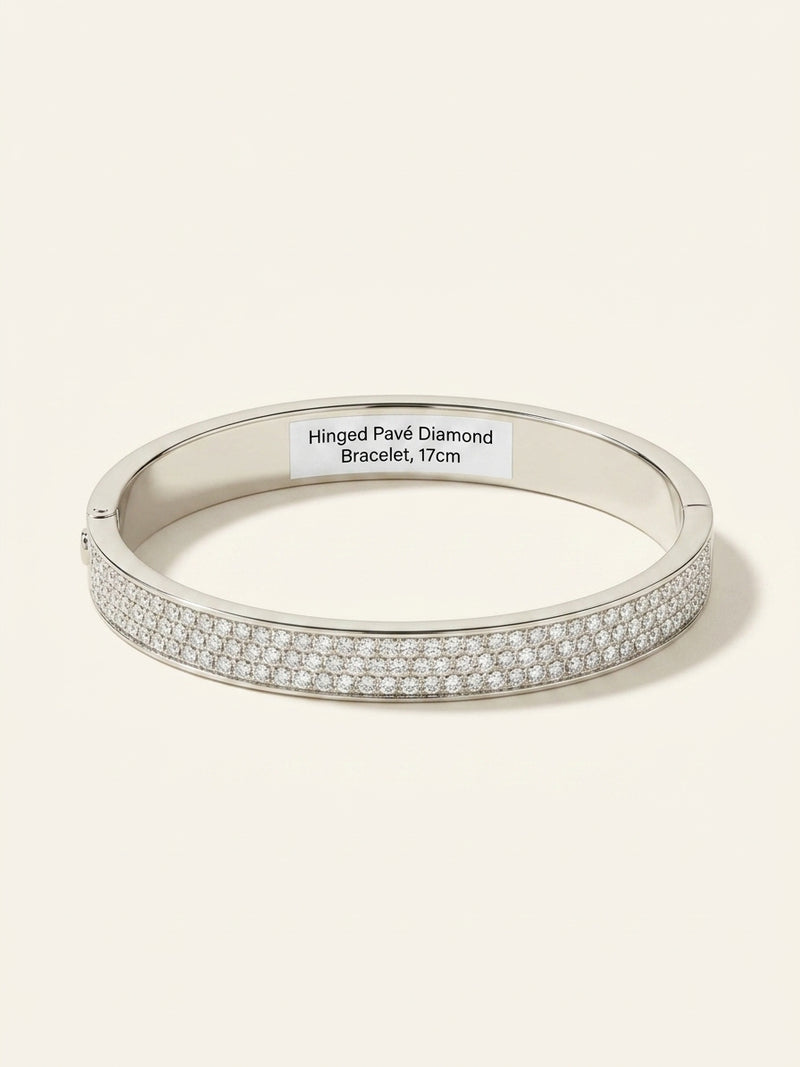 Cartier LOVE bracelet 18ct white gold 0.95ct diamonds, imported from the UK