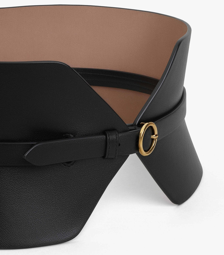 Alaïa leather bustier belt - British product
