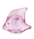 Lalique satin-finished crystal fish sculpture, UK version
