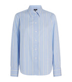 Lightweight Cotton Satin Hooded Overshirt with Detachable Hood