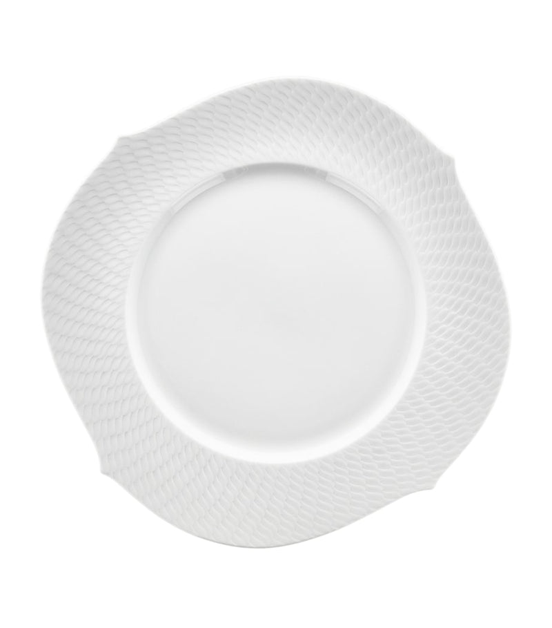 Meissen porcelain waves relief charger plate 33cm, UK version