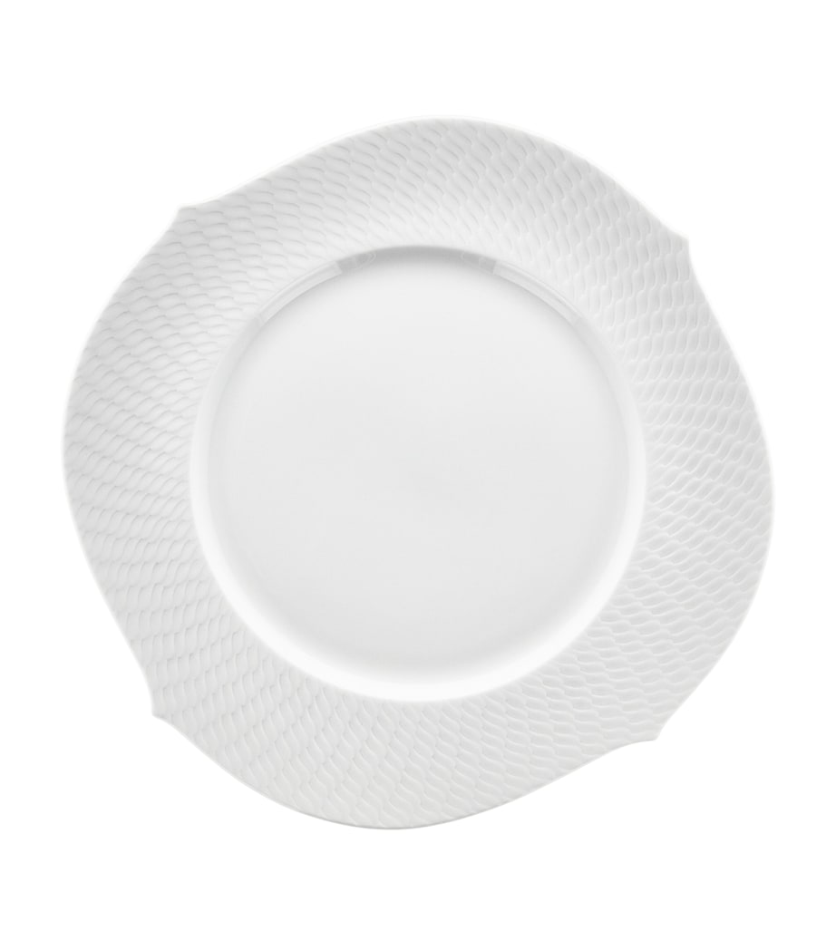 Meissen porcelain waves relief charger plate 33cm, UK version