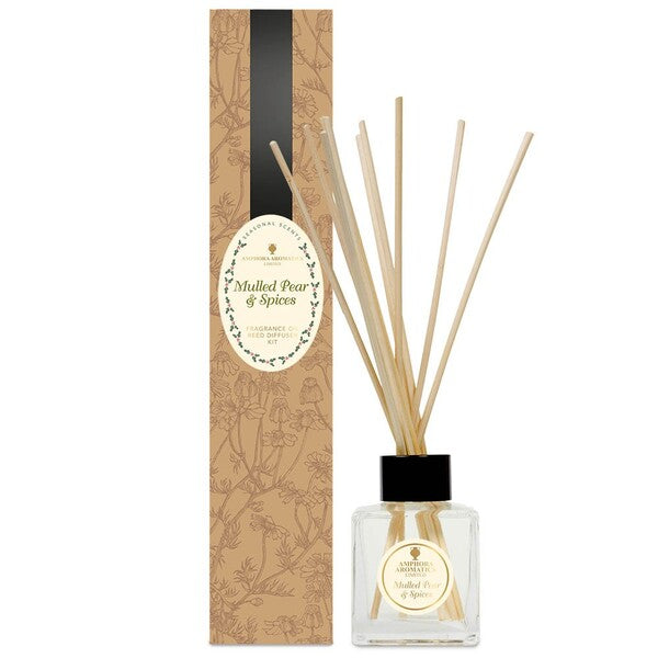 Amphora Aromatics Reed Diffuser Kit - Mulled Pear & Spices. GOODS Superdrug   