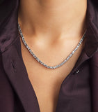 Suzanne Kalan white gold diamond mini tennis necklace - British product
