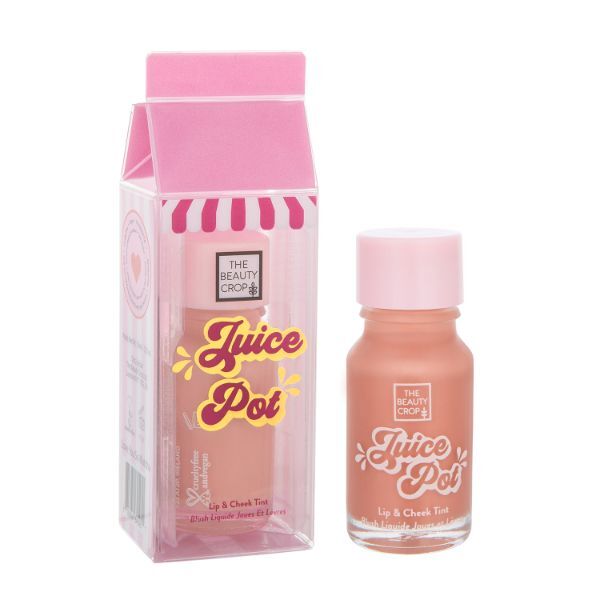 The Beauty Crop Glow Juice Pot Lip & Cheek Tint In Peach GOODS Superdrug   