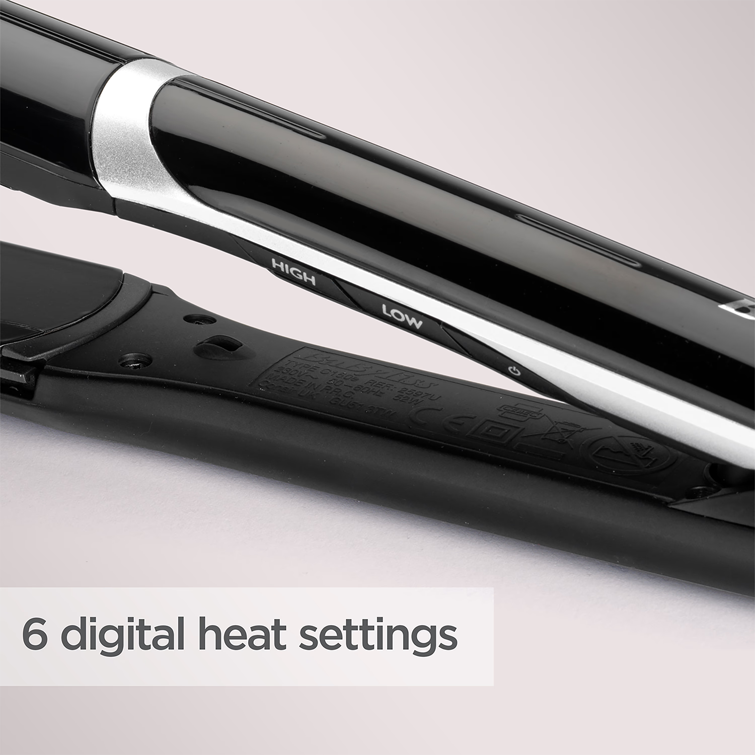 BaByliss Smooth Pro 235 hair straightener black, UK version